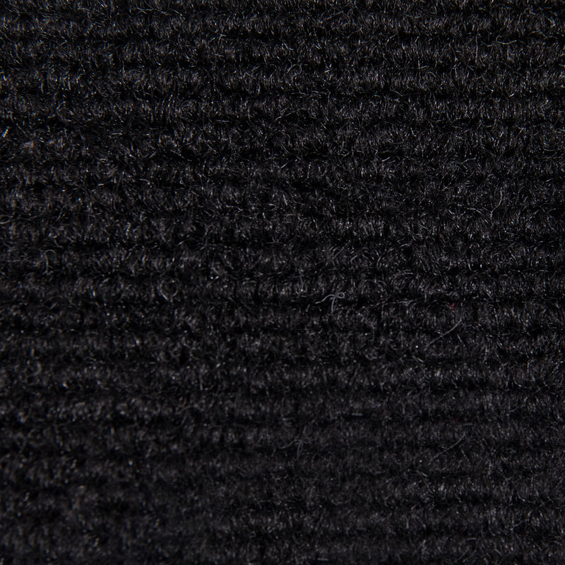 Carpet Fabric| Ribbed Carpet | Black
