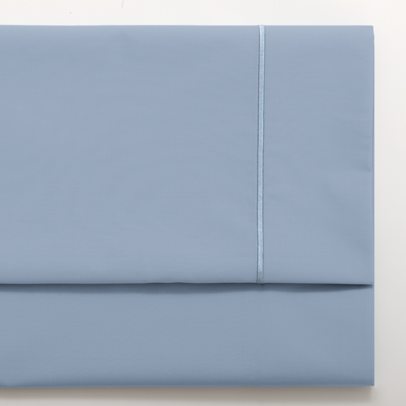 Percale Top Sheet 200 Trådantal 240x300 | ROY | Pastellblå