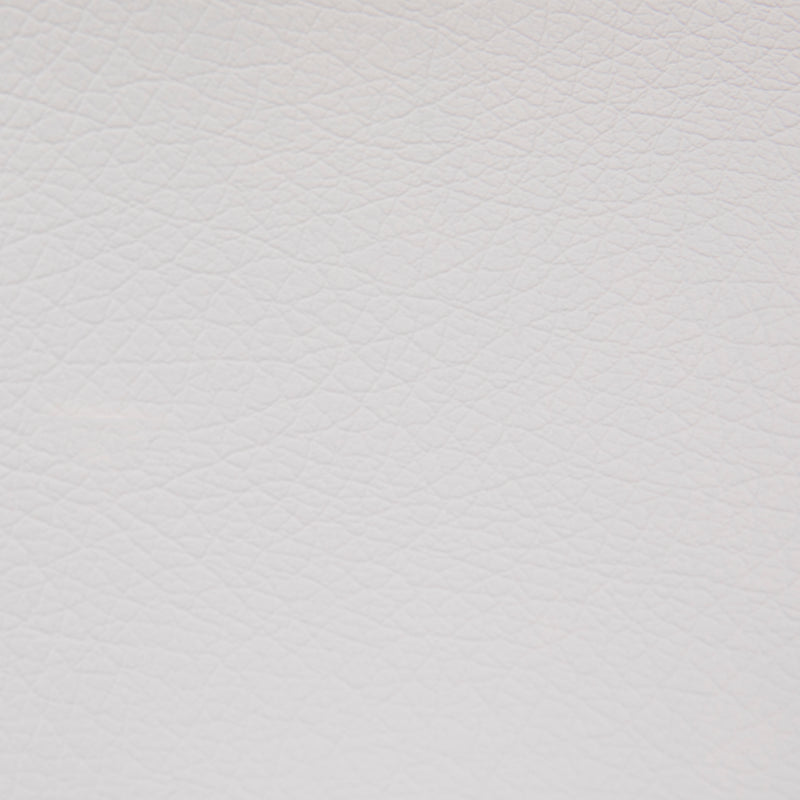 Flame Retardant Leatherette Fabric | White
