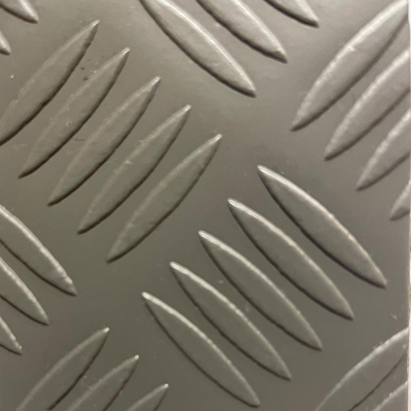 PVC Fabric | Non-Slip Flooring 1.6mm | Ridges - Grey