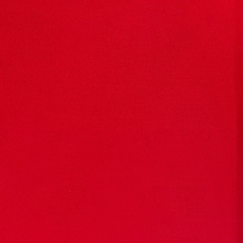 Polyester og bomull lerretsstoff 140g | Rødt