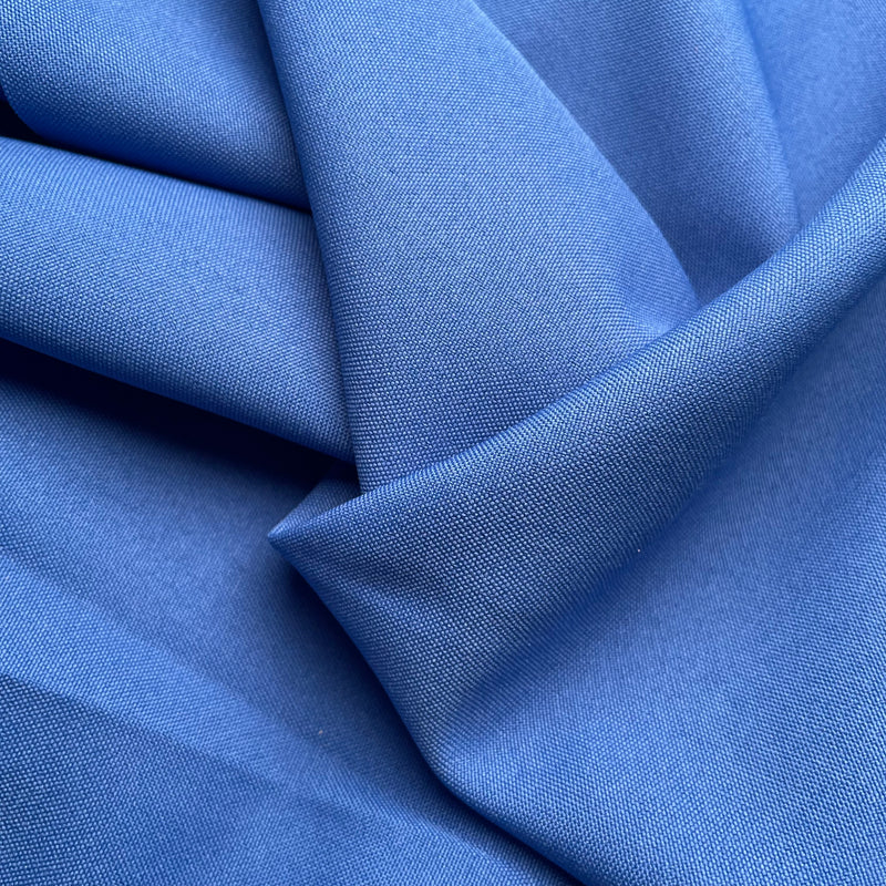 Billig Minimate Stoff 100 Polyester Pastellblå