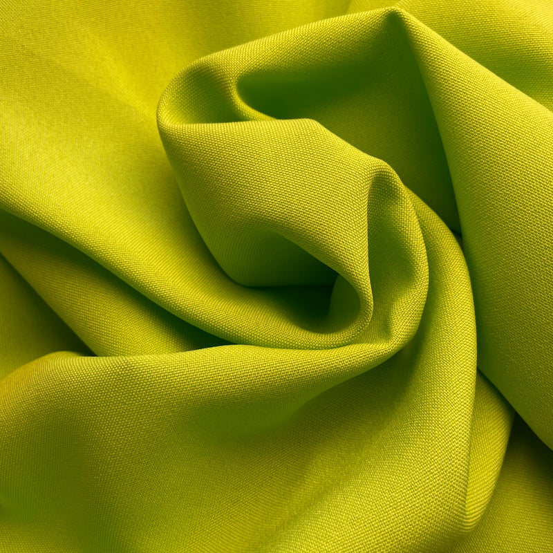 Billig Minimate Stoff 100 Polyester Lime Grønn