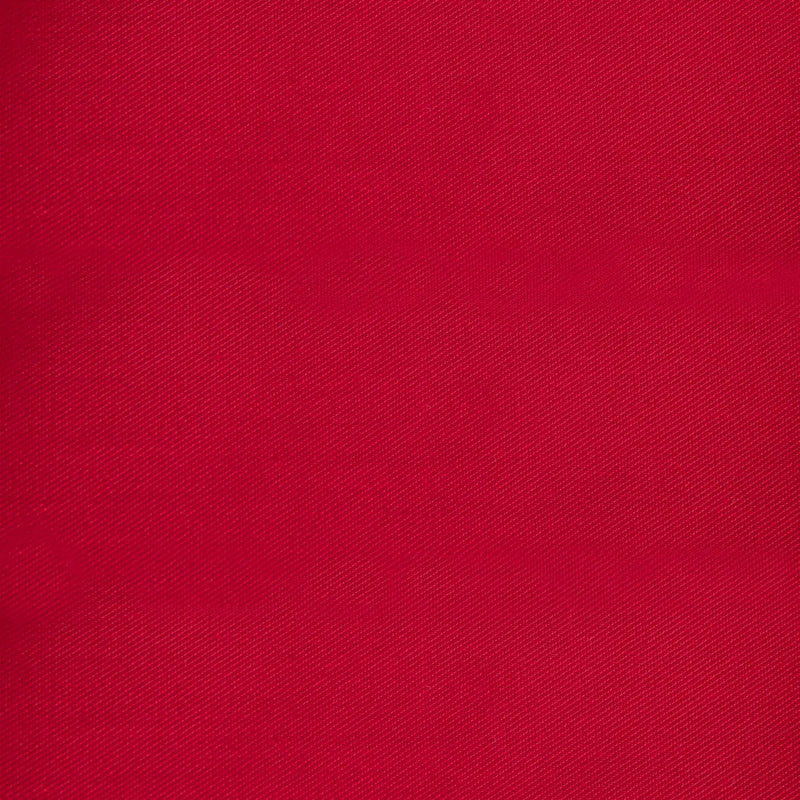 Rødt polyester- og bomullstwillstoff 200 g Texland