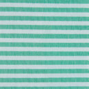 Tecido às Riscas para Calções de Banho c/ Lycra | Azul Turquesa