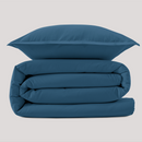 Capa de Edredão Azul Escuro 100% Algodão 200x200 | Edredom Casal