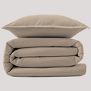 Capa de Edredão Bege 100% Algodão 200x200 | Edredom Casal