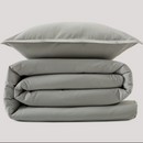 Capa de Edredão Cinza Claro 140x200 Algodão| STON | Edredom Solteiro