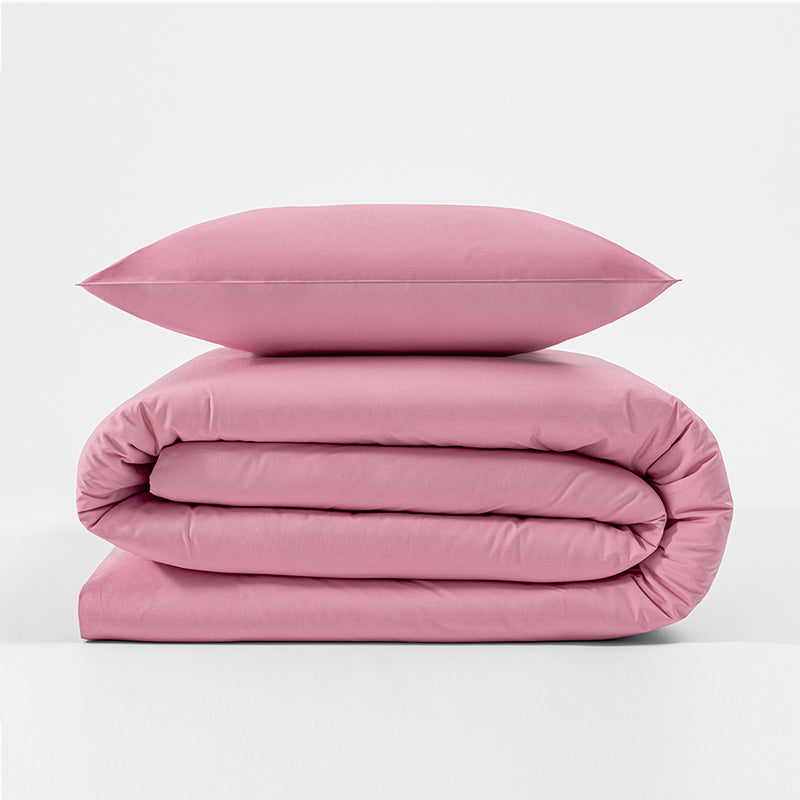 Dynetrekk 155x220 Rosa | ROY | Enkel dyne