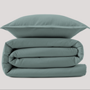 Capa de Edredão Verde Água 100% Algodão 260x200+40 | Edredom King Size