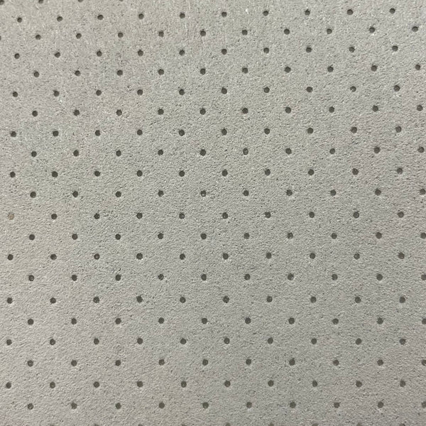 Alcantara tyg perforerat - pärla