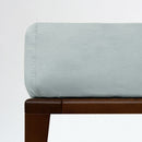 Fitted Sheet Cotton Stonewash 90x190 | STON | Light Blue
