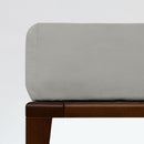 Fitted Sheet Cotton Stonewash 140x190 | STON | Light Grey