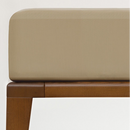 Fitted Sheet 90x200+33 | ROY | Khaki Percale 200 Thread