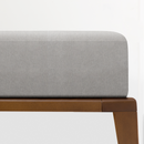 Lençol de Baixo Flanela com Elástico 160x200 Cinza Casal CHARM