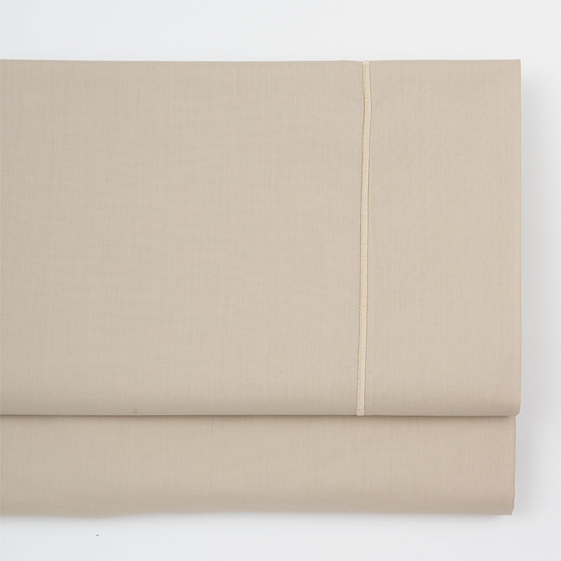 Lençol de Cima 220x285 | Roupa de Cama Percal 200 Fios Bege