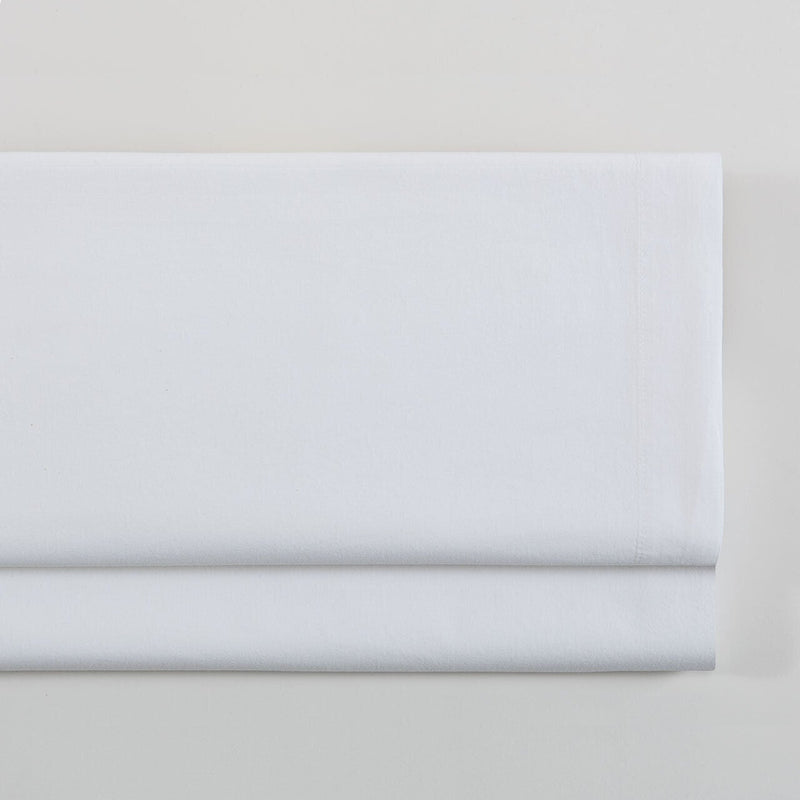 Flat Sheet 100% Cotton Stonewash 270x300 | STON | White