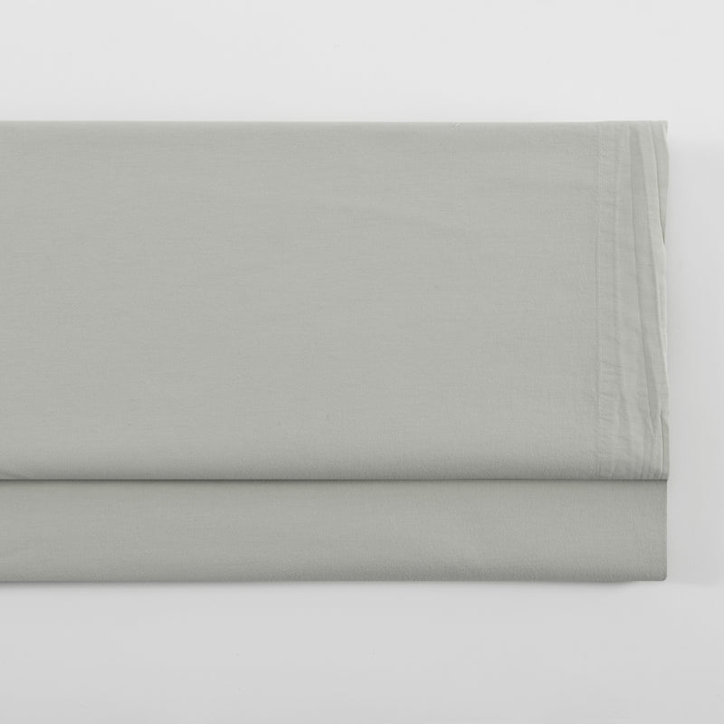 Flat Sheet 100% Cotton Stonewash 270x300 | STON | Light Grey