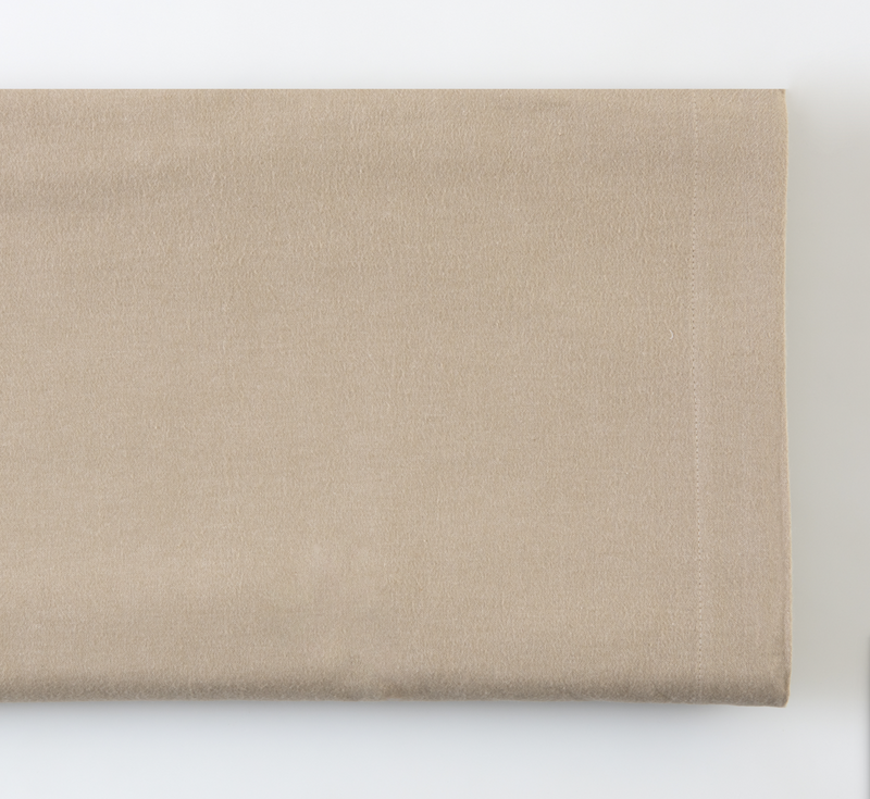Flat Sheet Flannel 270x300 | CHARM | Beige