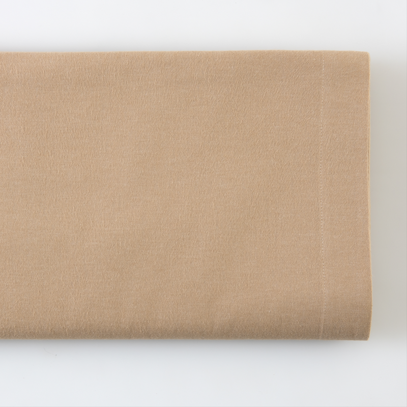 Flat Sheet Flannel 240x300 | CHARM | Sand Beige