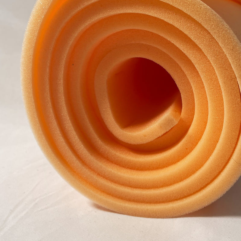 Esponja para Estofar 10mm | Placa de Espuma Laranja 