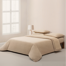 Roupa de Cama Flanela Bege Areia | Charm