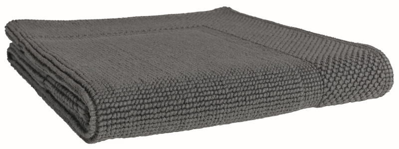 Tapete de Banho Algodão 1500g | Cinza Escuro 60x90