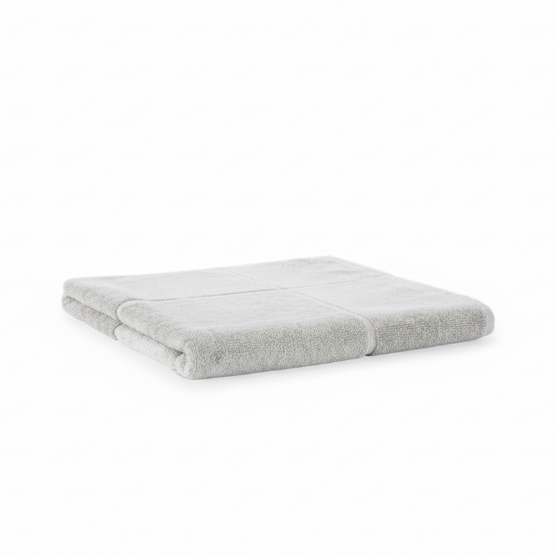 Tapete de Banho Antiderrapante 700g 60x90 | 100% Algodão Cinza
