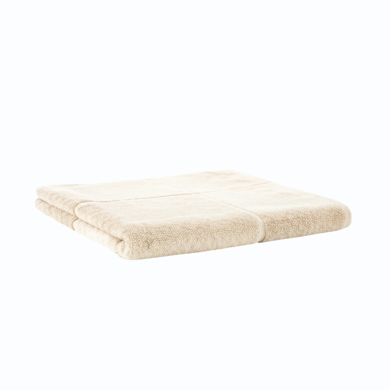 Sklisikker badematte 700g 60x90 | 100 % rå bomull