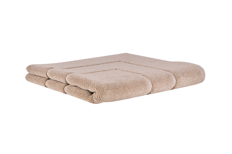 Tapete de Banho 60x100 Bege | Tapete Absorvente 100% Algodão 
