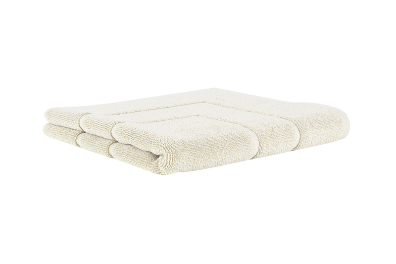Badematte 60x100 Krem | Absorberende matte i 100 % bomull 