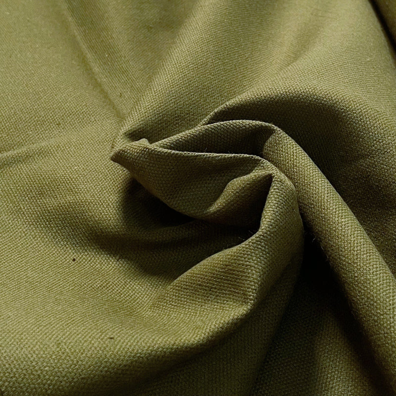 Tecido Canvas 240g 100% Algodão | Verde Tropa