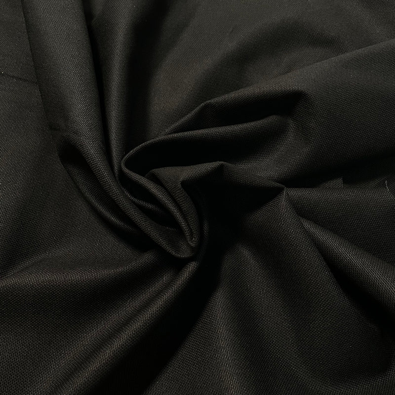 Lerretsstoff 240g | Svart