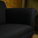 Tecido Chenille Antimanchas para Estofar | Preto | Texland