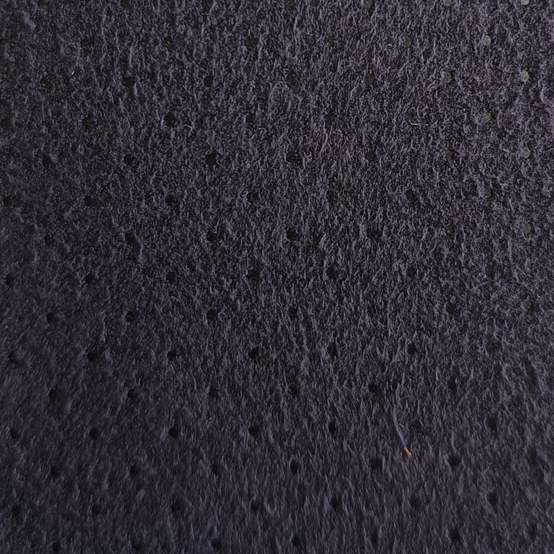 Tecido Imitação Alcantara Perfurada | Antracite