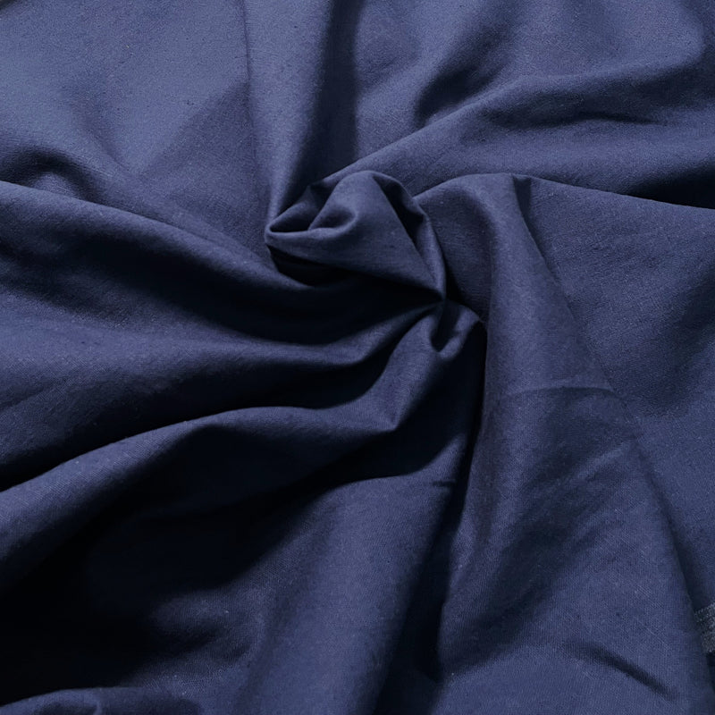 Tecido Meio Linho 200g 1.35m Largura Azul Marinho