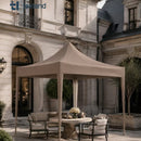 Water Resistant Oxford Polyester Outdoor Canopy Fabric 160g | Beige