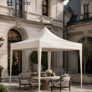 Water Resistant Oxford Polyester Outdoor Canopy Fabric 135g | Cream