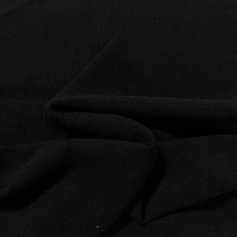 Tecido Viscose e Linho 210g | Preto