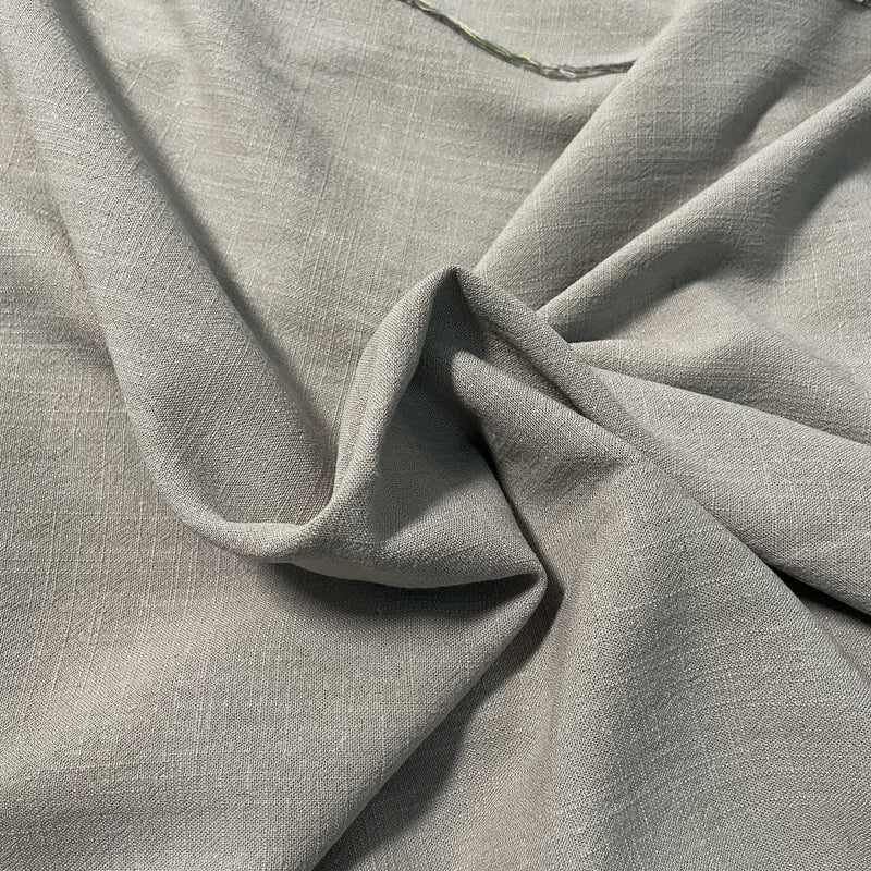 Tecido Viscose e Linho 230g | Cinza Claro