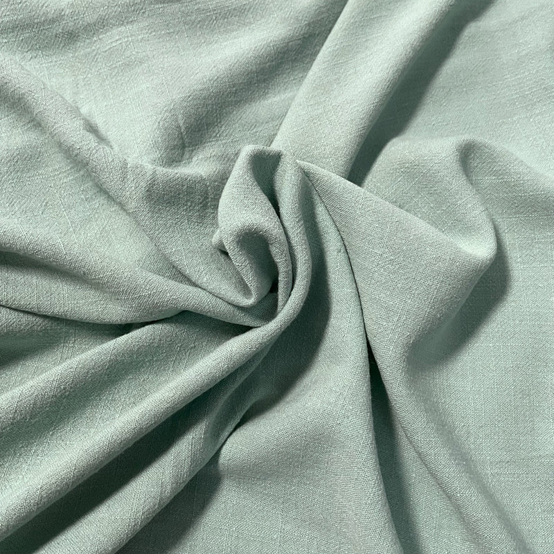 Tecido Viscose e Linho 230g | Verde Agua