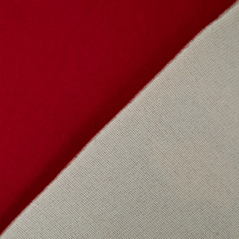 Tecido imitacao alcantara liso vermelho texland tecidos para automovel