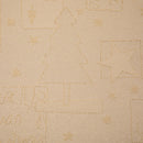 Glitter Christmas Jacquard-kangas pöytäliinoille - Gold Lurex | Texas