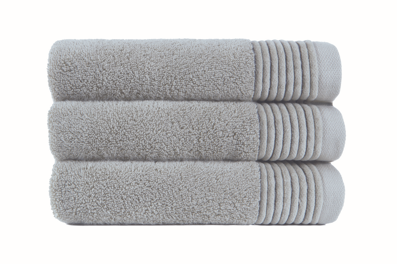Toalha de Banho 520g Cinza | JULI | 70x140cm Toalha de Algodão