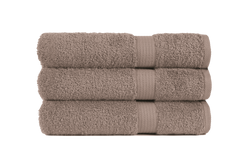 Bath Towel 600g 70x130 | LUZOR | 100% Cotton Brown 