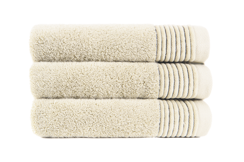 Toalha de Banho Grande 520g Bege Claro | JULI | 100X150cm Toalha de Algodão