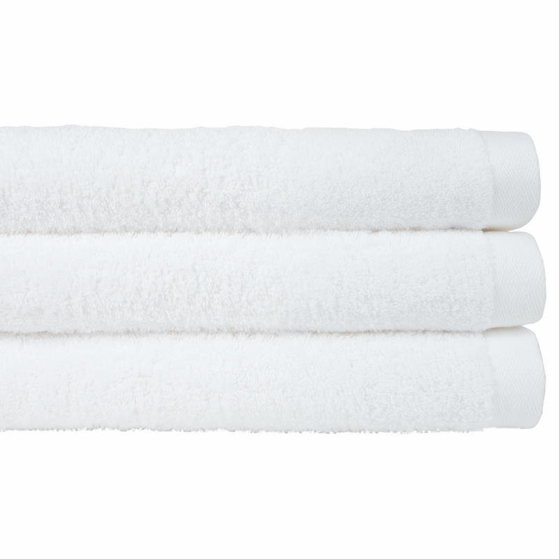 Toalha de Mãos 100% Algodão 500g | Branca 50x100