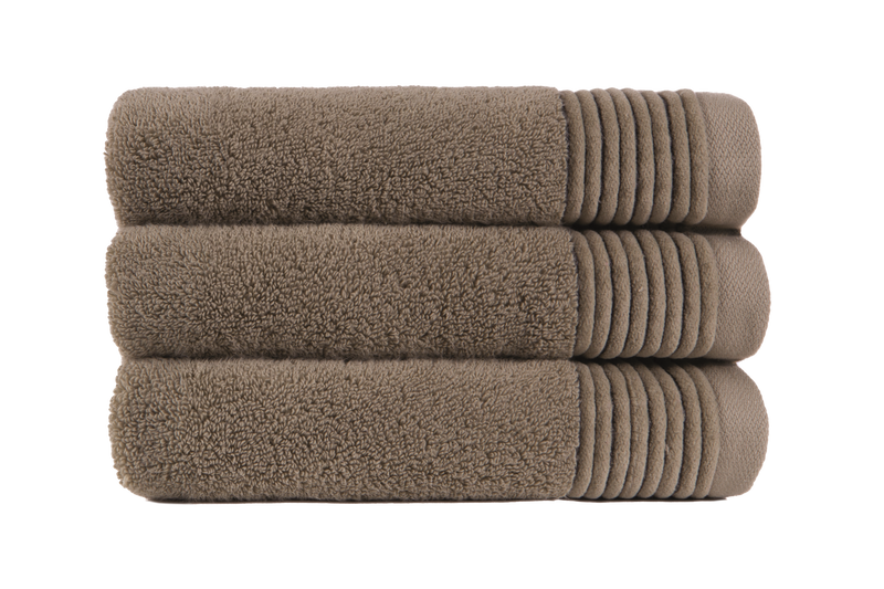 Toalha de Rosto 520g Bege Escuro | JULI | 33x50cm Toalha de Algodão