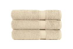 Toalha de Rosto 600g 33x50 | LUZOR | 100% Algodão Bege