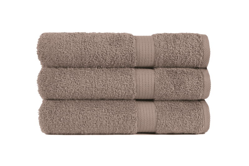Face Towel 600g 33x50 | LUZOR | 100% Cotton Brown 